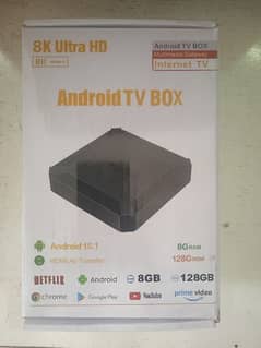 Android tv box new model 8GB Ram 128 GB memory