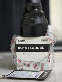 Sigma 85mm f1.4 DG DN Sony E mount