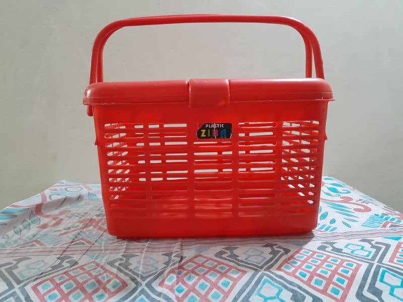 Plastic Storage basket for picnic and luggage 1