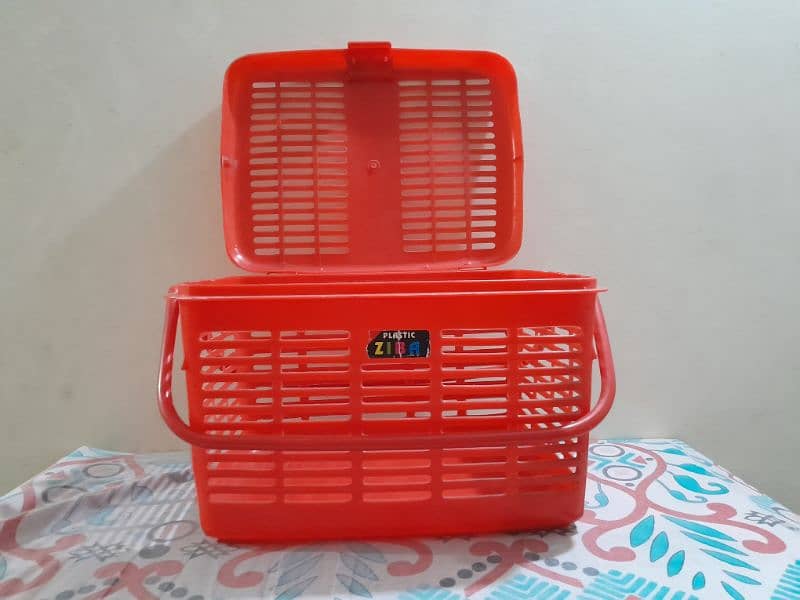 Plastic Storage basket for picnic and luggage 3