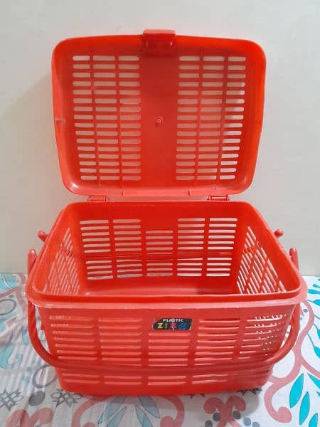 Plastic Storage basket for picnic and luggage 4