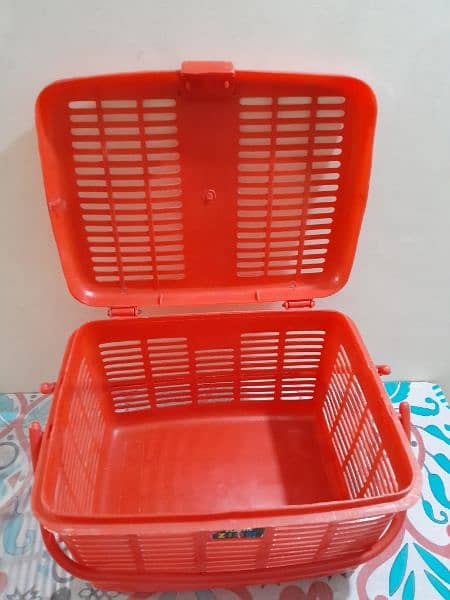 Plastic Storage basket for picnic and luggage 6