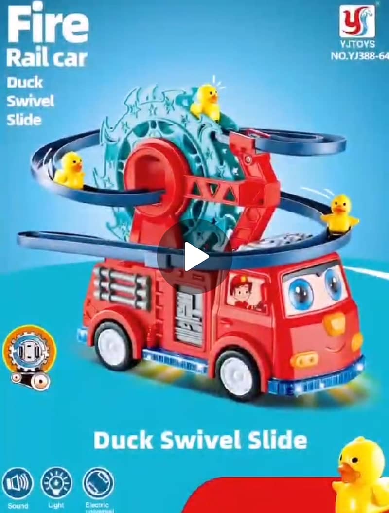 FIRE Rail CAR | Duck swevil Slide 0