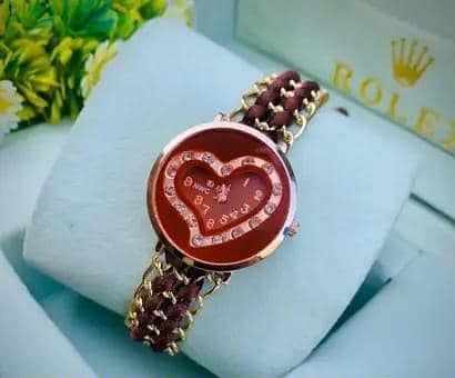 GIRL's CHAIN BEAUTIFUL WATCH (FREE HOME DELIVERY) 1