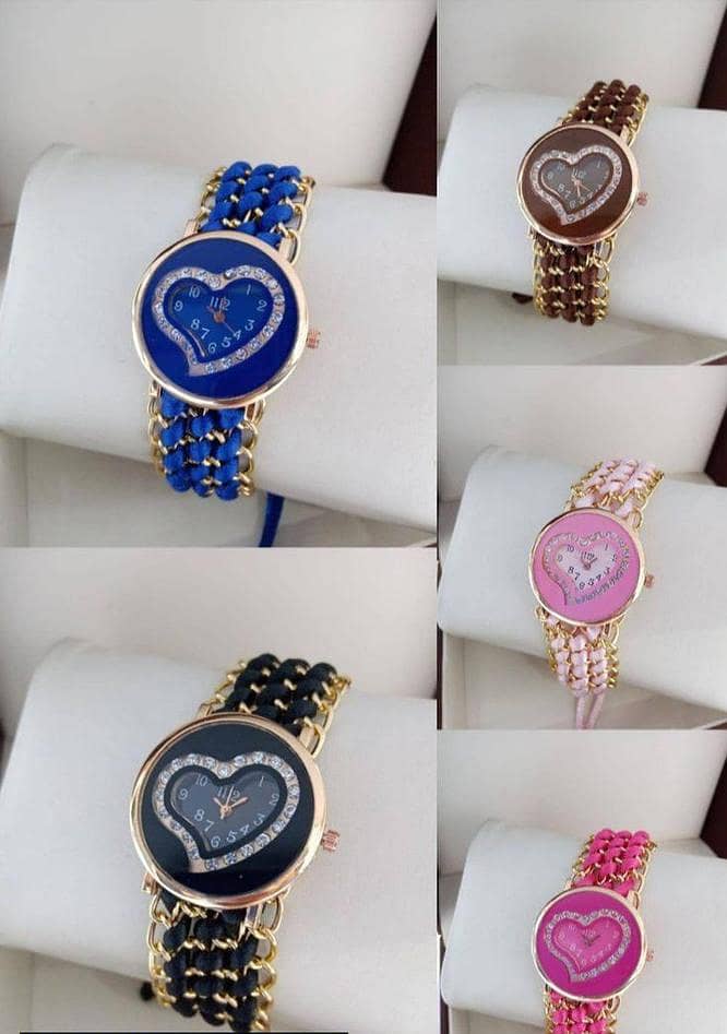 GIRL's CHAIN BEAUTIFUL WATCH (FREE HOME DELIVERY) 6