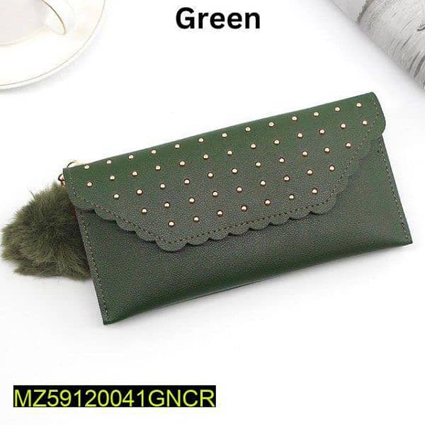 WOMEN'S PU LEATHER WALLET(HOME DELIVERY AVAILABLE ALL OVER THE PAK) 0