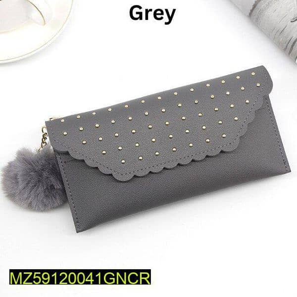 WOMEN'S PU LEATHER WALLET(HOME DELIVERY AVAILABLE ALL OVER THE PAK) 5