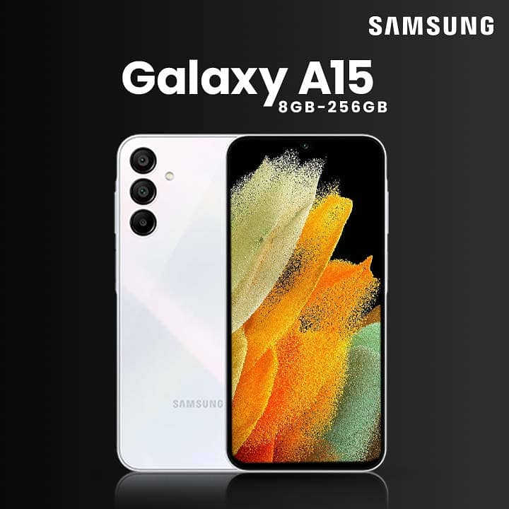 Aj he Qist Bazaar se asaan qiston par Samsung A15 | 8GB-256 order karo 0