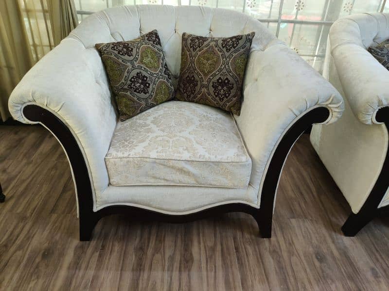 7 seater solid wood Sofa 1