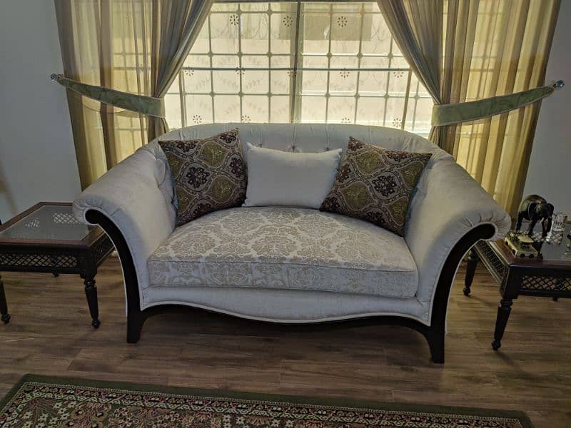 7 seater solid wood Sofa 3