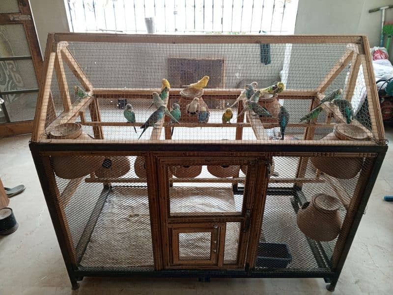 4f large birds  cage  2 in 1 0