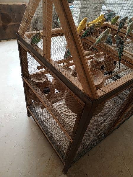 4f large birds  cage  2 in 1 2