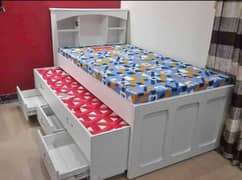 Pullout Bed with Draws