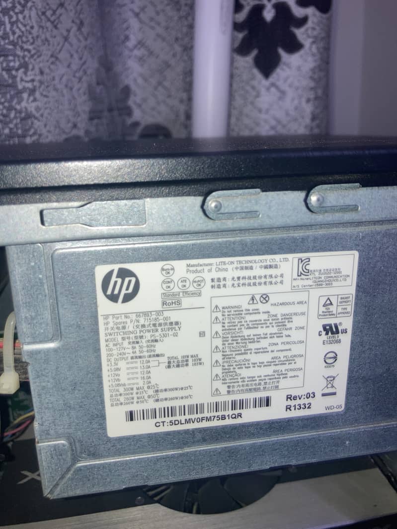 Hp pc i5 4th gen 2gb graphic card Amd 16gb ram 3