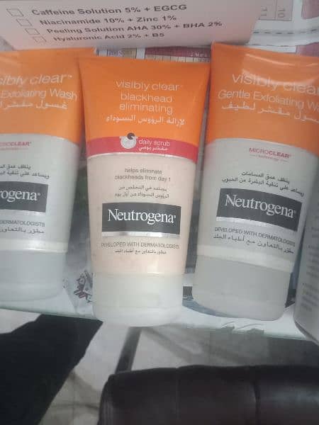 Ordinary Niacinamide + Facewashes and Sunblocks of Neutrogena 1