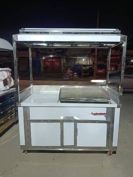 Burger Shawarma Fries counter/ stall/ cart 7