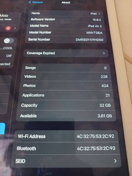 IPAD AIR 2 _ 32 GB WIFI 2