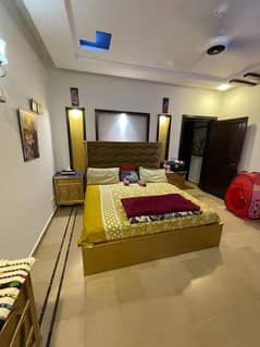 Wapda Town 1kanal Fully Furnished Ground Floor 3 Bed Rooms For Rent Short and long time