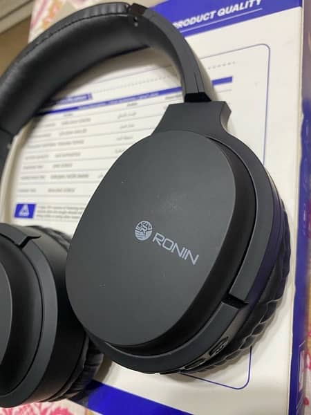 Ronin Black Wolve R-4400 Headphone Unused 5