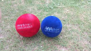 Cricket ball available in both colours unbreakable 0