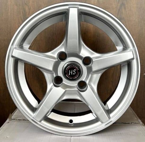 HS alloy rims Lahore 0