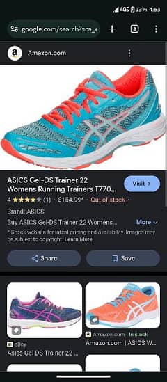 original Asics T770N   shoes  .   7 1/5 size