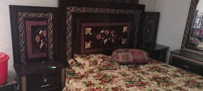 Double bed, dressing,showcase(0311-5366766)