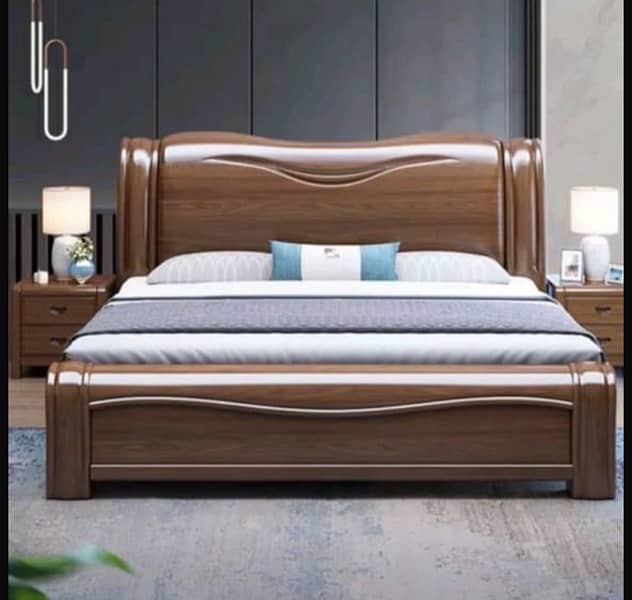 Pure seesham Wood bed set king size Its new (just call if intrested) 2