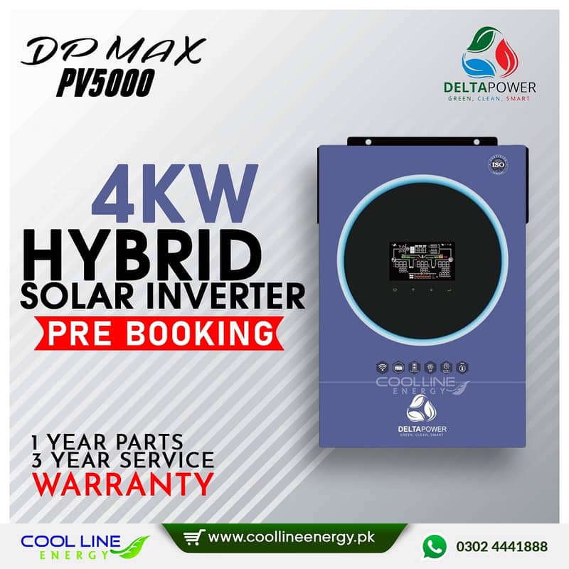 4kw Delta power Hybrid Inverter DP MAX ( BOOKING ) 0