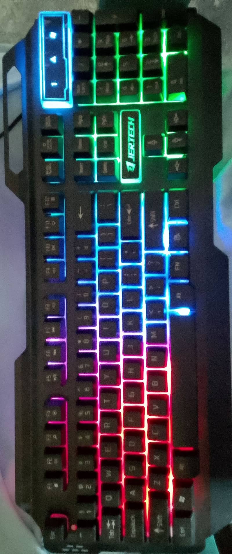 Brand:JERTECH, FULL SIZE RGB LIGHTS GAMING KEYBOARD(INDUSTRY K909) 1