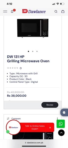 Dawlance Microwave Oven 4