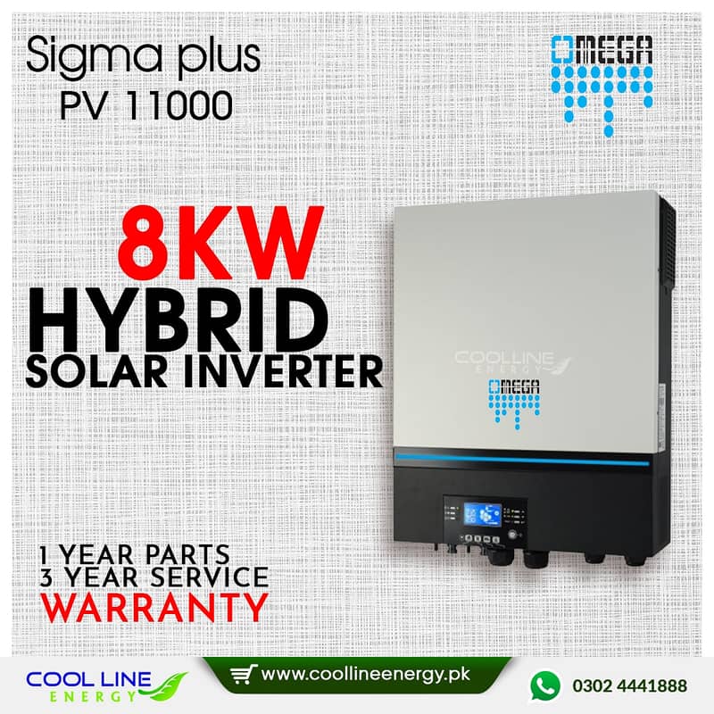 8kw Omega Sigma plus Hybrid Inverter 0