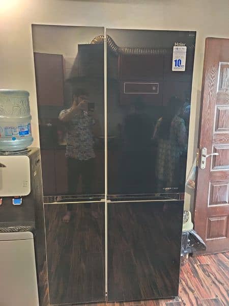 Haier Glass Door Fridge 0