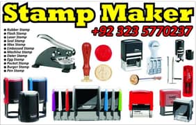 Stamp making machine,Tshirt machine,Sticker printing,Flex printing