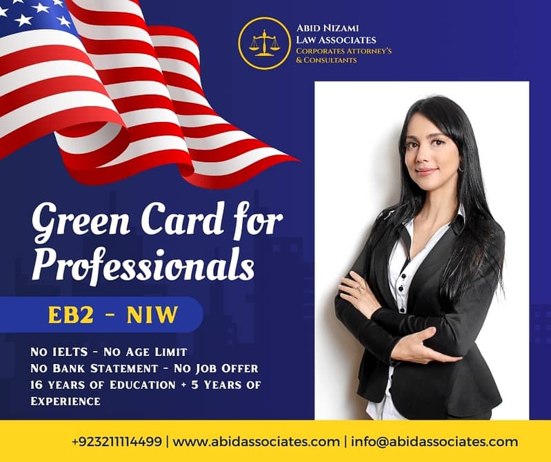 USA Green Card | Work Visa for Professionals | Work Permit 0