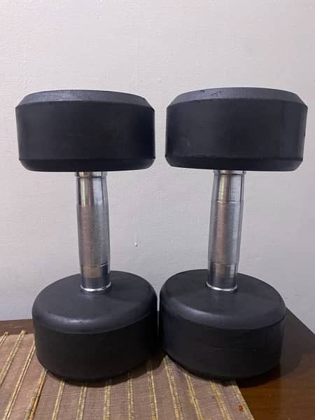 pair of 8kg dumbbells 1