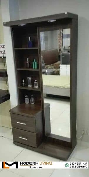 Stylish vanity dressing table with lights best quality 4