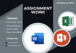 MS WORD/ MS PP/ MS EXCEL ASSIGNMENTS 0