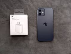 I Phone 12, LLA Model, 100% battery health with apple warranty