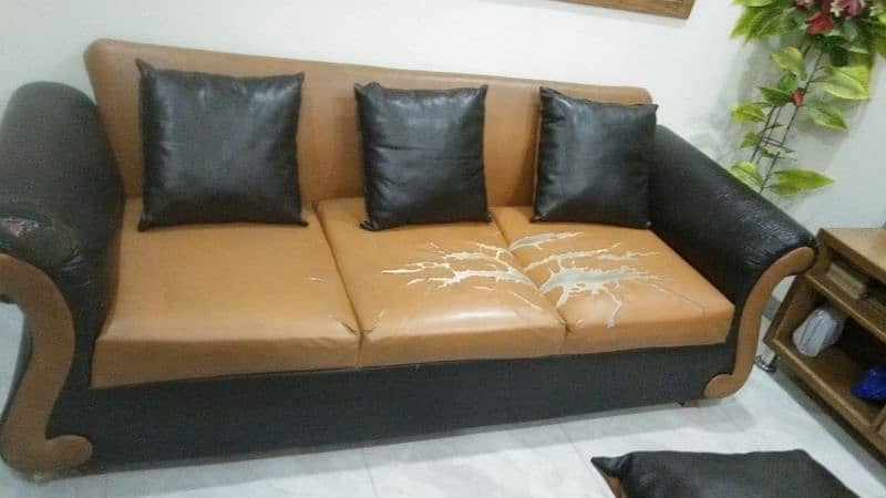 6 - Seater sofa set with Sofa cover 1