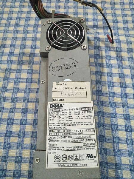 power supply 11.66vDc 2