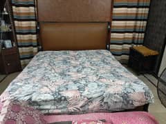 Bed Set with 2 side Tables