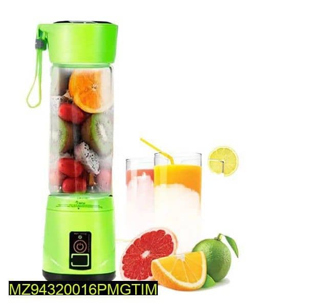 USB chargeable Juicer Blender 6 Blades , 380ML 1