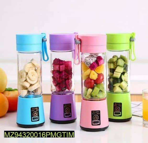 USB chargeable Juicer Blender 6 Blades , 380ML 3