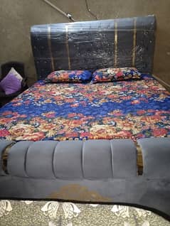 wooden bed khushn style