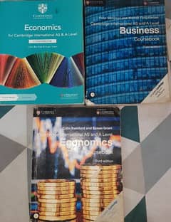 Economics and Business ALevels' books, past papers and notes.