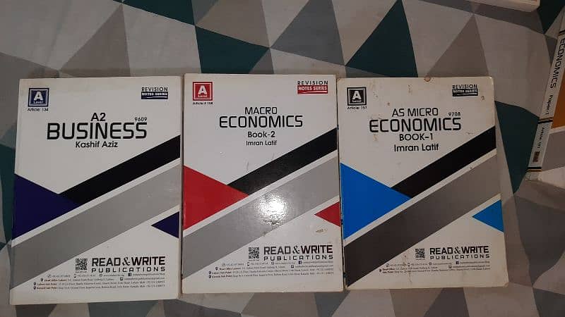 Economics and Business ALevels' books, past papers and notes. 1