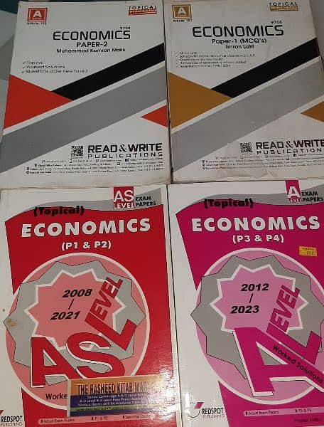 Economics and Business ALevels' books, past papers and notes. 2