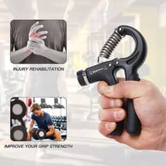 R Shaped Spring Grip Professional Wrist Strength Arm Muscle Finger Reh