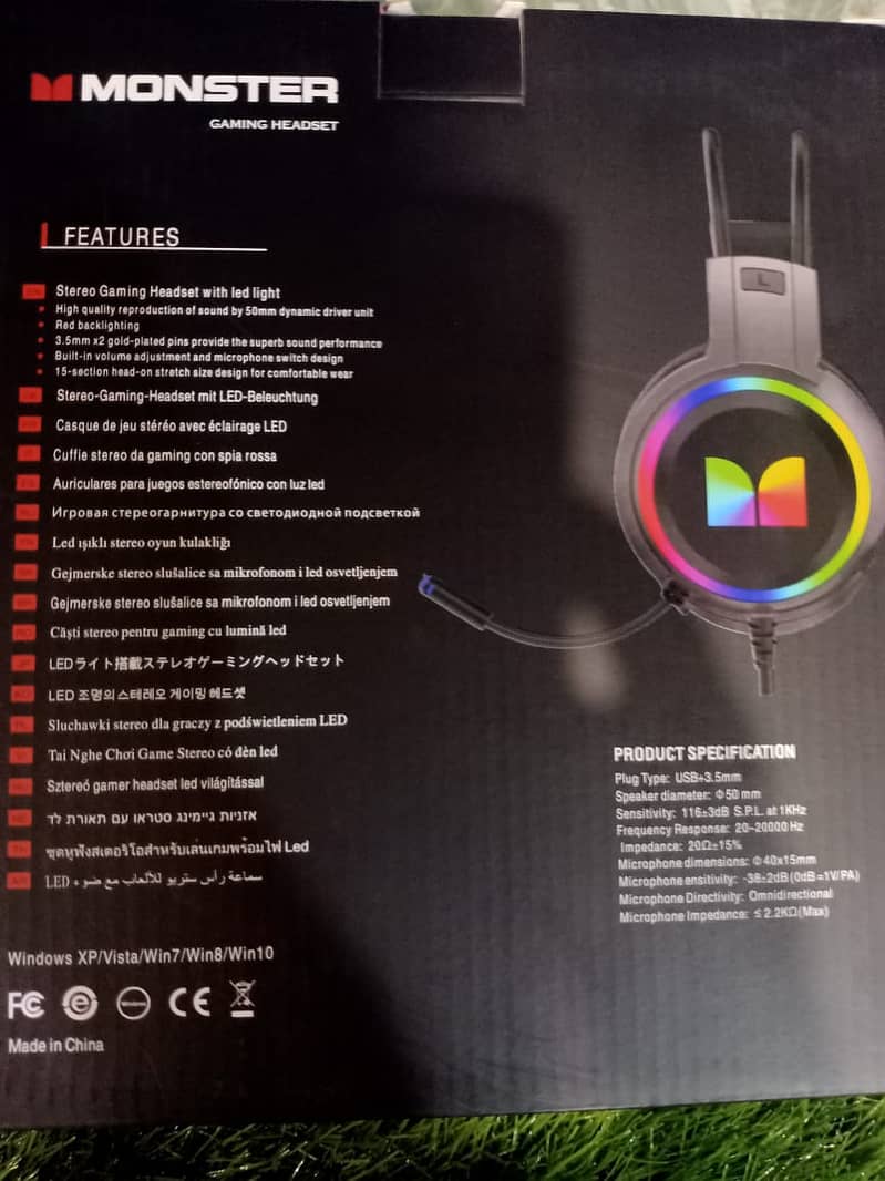 MONSTER RGB HEADPHONES 2